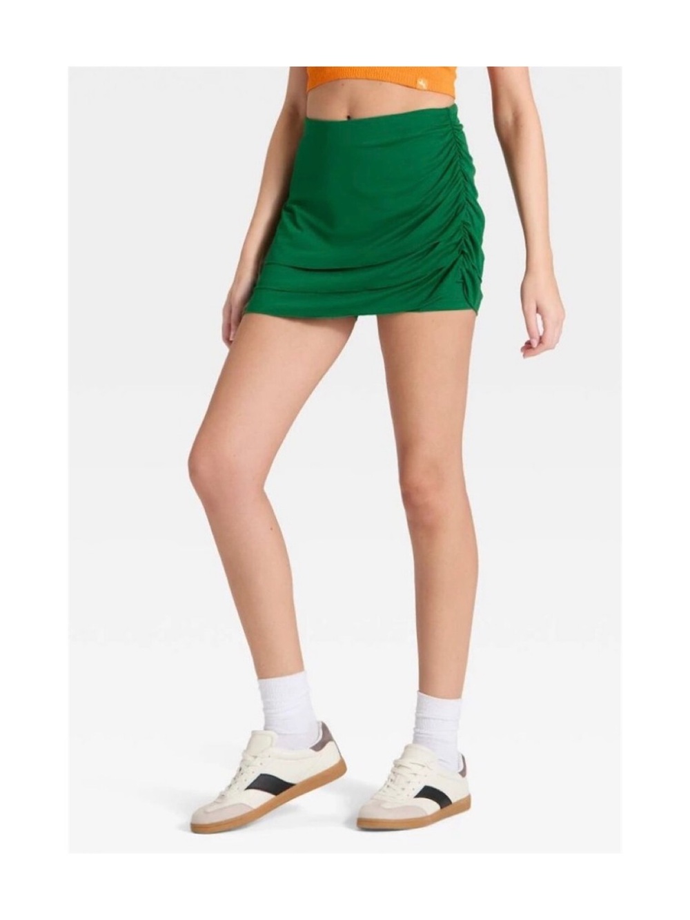 JoyLab Game Day Layered Skort (Green - Small)